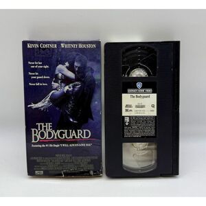 The Bodyguard VHS 1993 Video‎ Tape Kevin Costner Whitney Houston